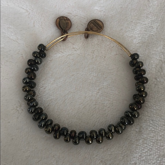 Alex And Ani Cocoa Caviar beaded bangle - Picture 2 of 5